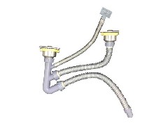 江门水槽下水器配件解说怎样安装双槽带溢水厨房的下水器较好
